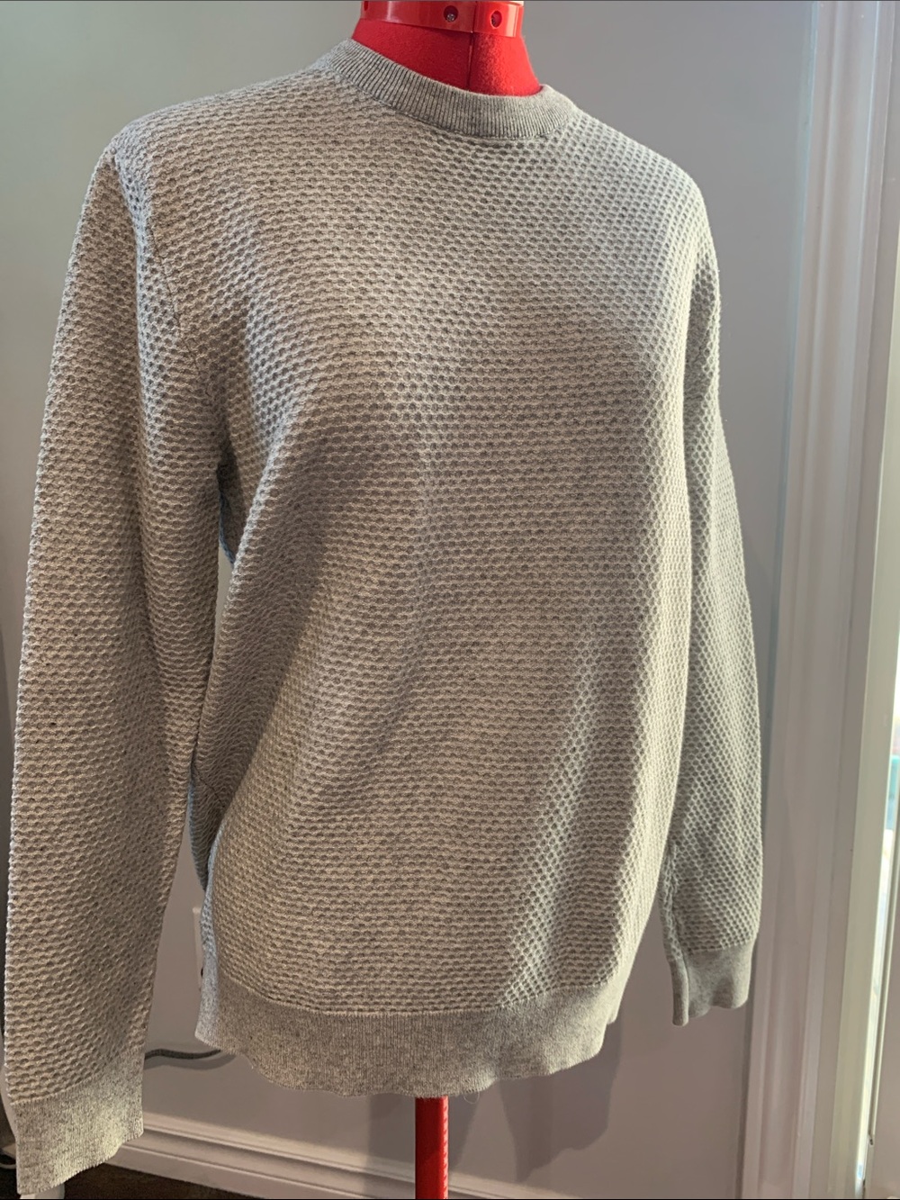 H&M Men's Crewneck Sweater in Light Gray